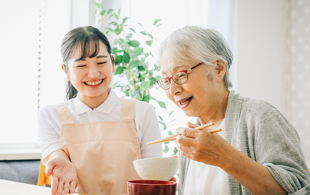 日常生活の手助けを受ける